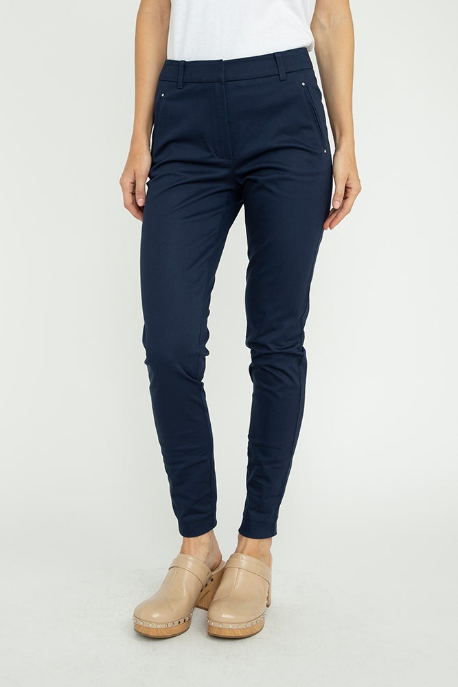 Pantalon Formal De Tela Satinada Ash