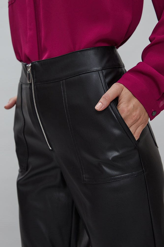 PANTALON RECTO ECOCUERO
