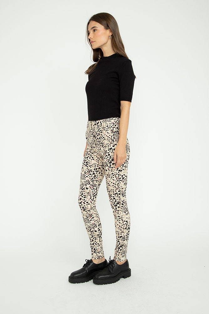 PANTALON PITILLO ANIMAL PRINT