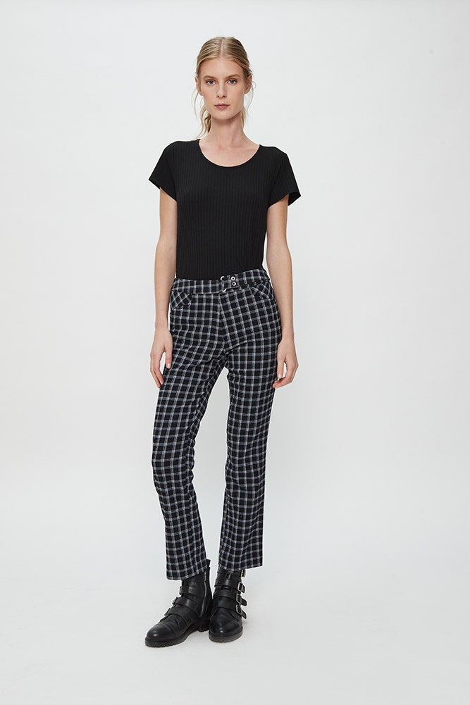 Pantalon escoces zara deals