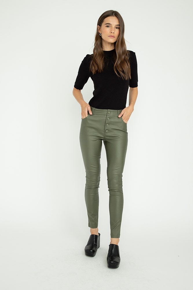 PANTALON EFECTO COATED 
