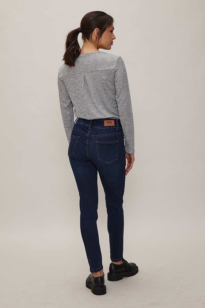 Jeans pretina ancha best sale