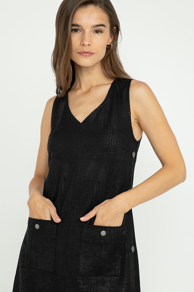 VESTIDO JUMPER CON BROCHES DECORATIVOS