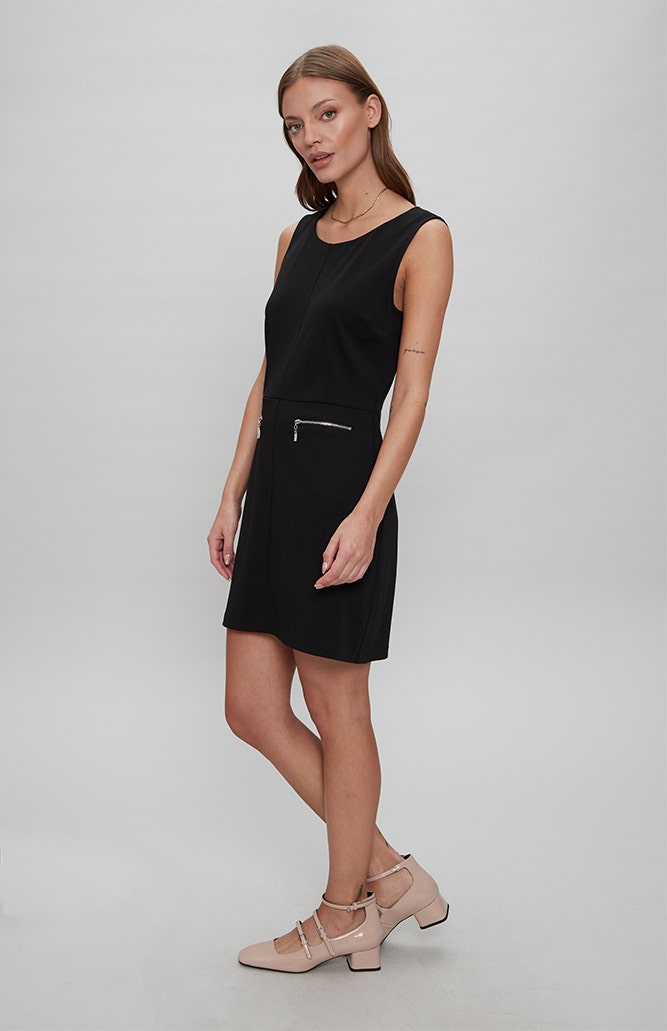 VESTIDO JUMPER CON CIERRES