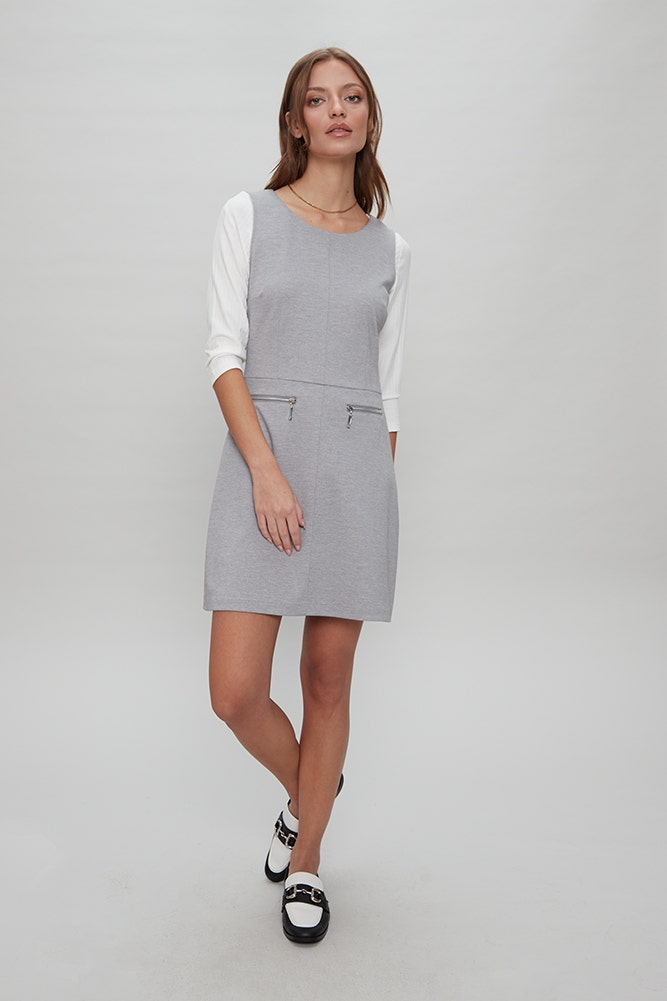 VESTIDO JUMPER CON CIERRES