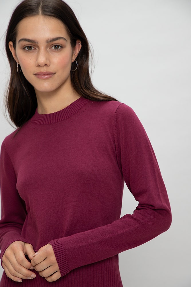VESTIDO TEJIDO CUELLO ALTO