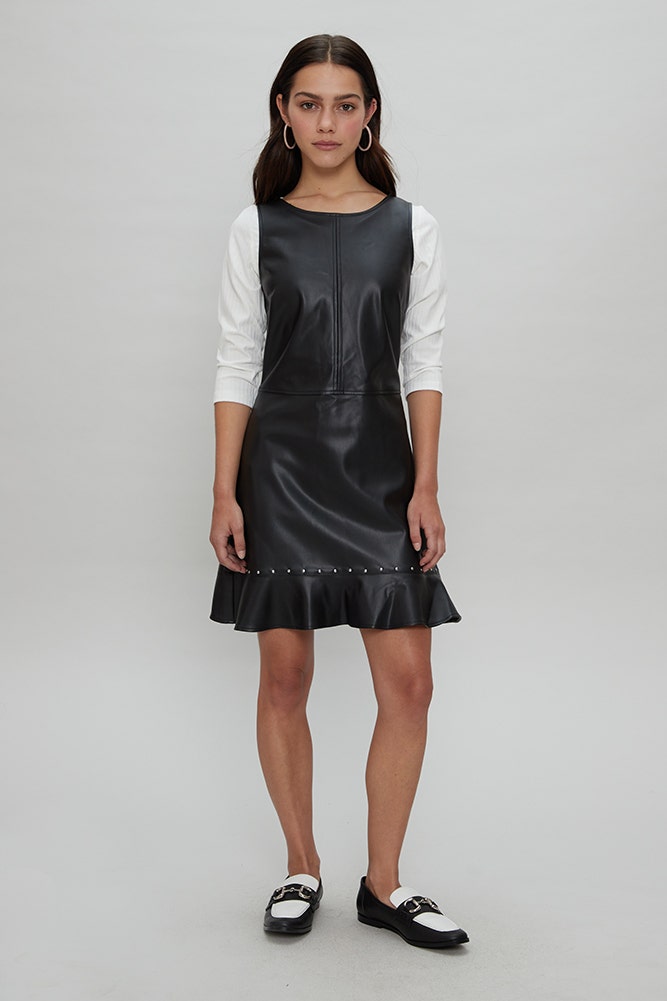 VESTIDO ECOCUERO