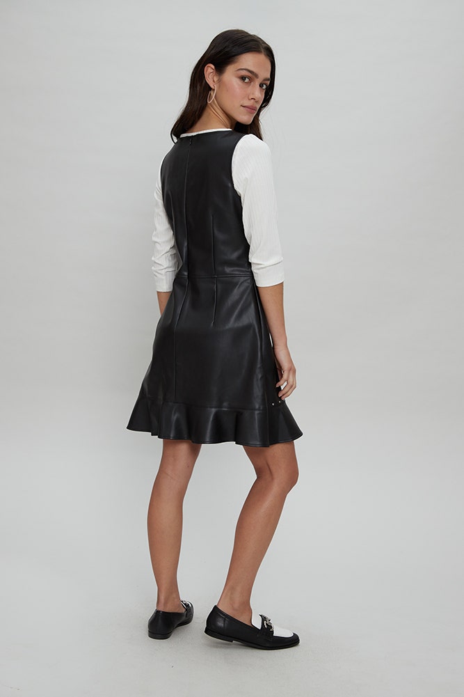 VESTIDO ECOCUERO