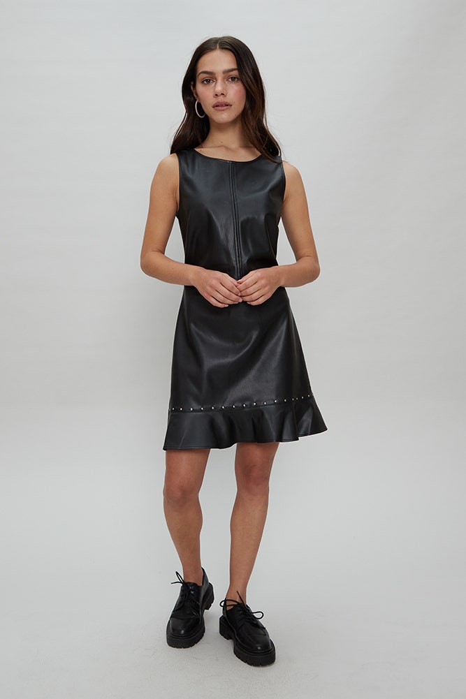 VESTIDO ECOCUERO