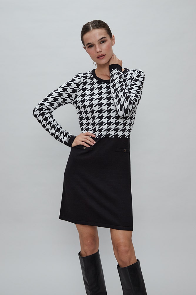 VESTIDO TEJIDO JACQUARD