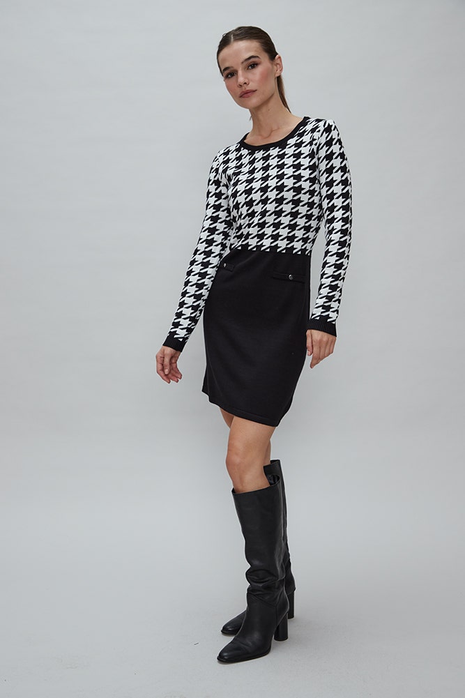 VESTIDO TEJIDO JACQUARD