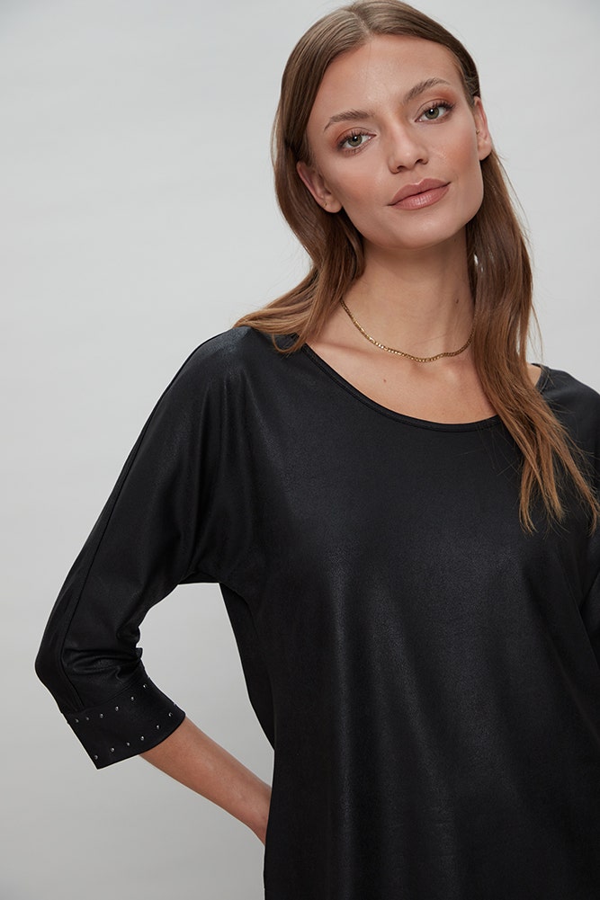 POLERA LISA CALIDAD EFECTO COATED