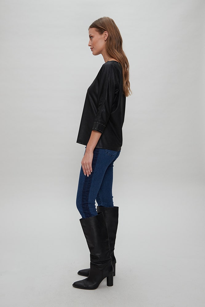 POLERA LISA CALIDAD EFECTO COATED
