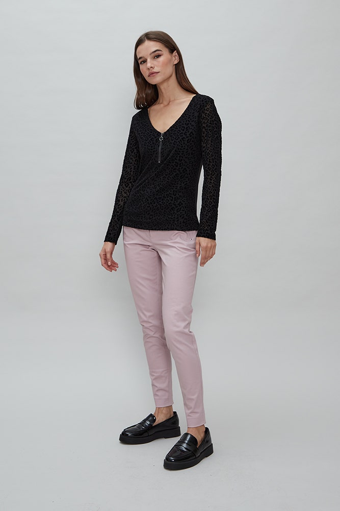 POLERA MALLA ANIMAL PRINT