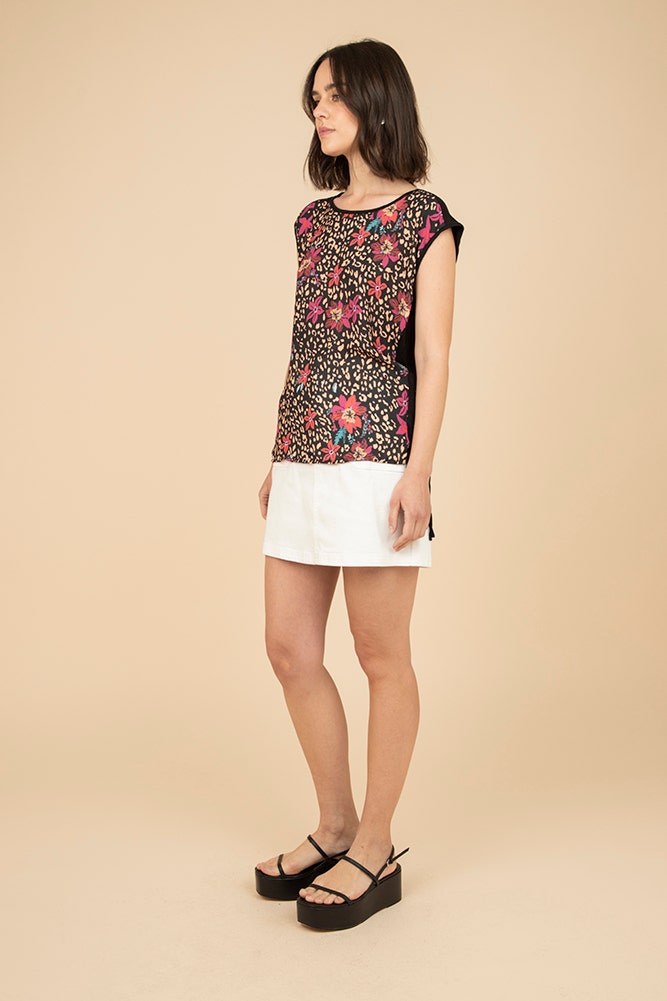 TOP PRINT DOBLE TELA