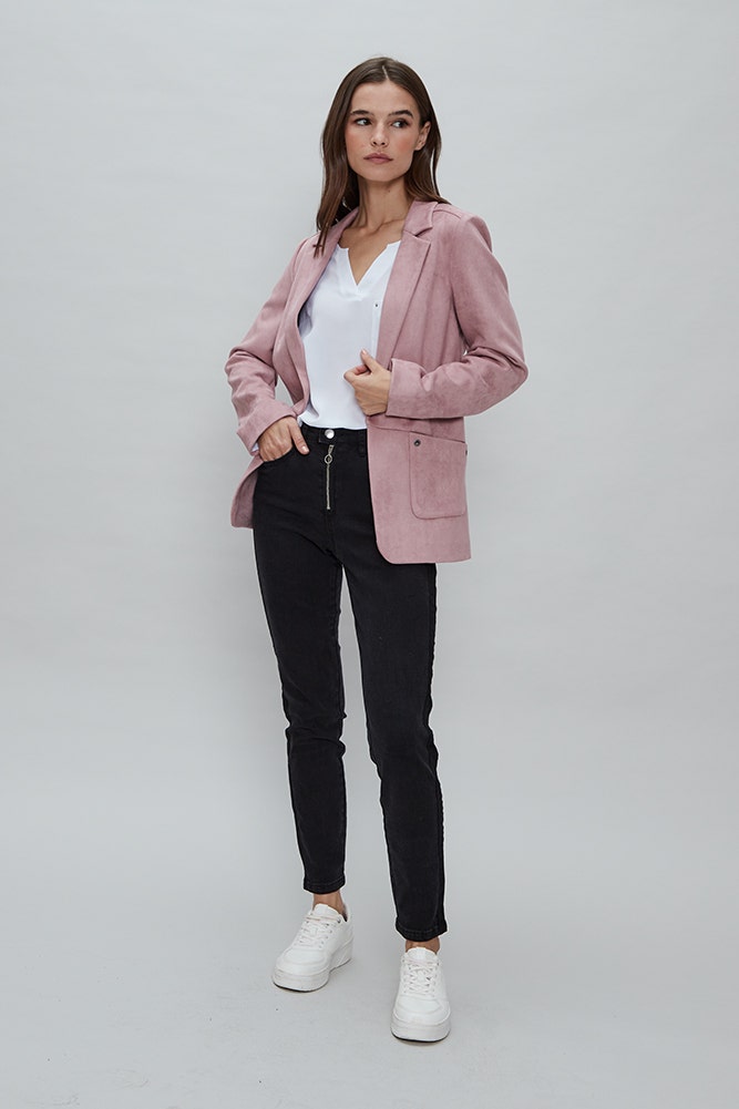 BLAZER DE GAMUZA 