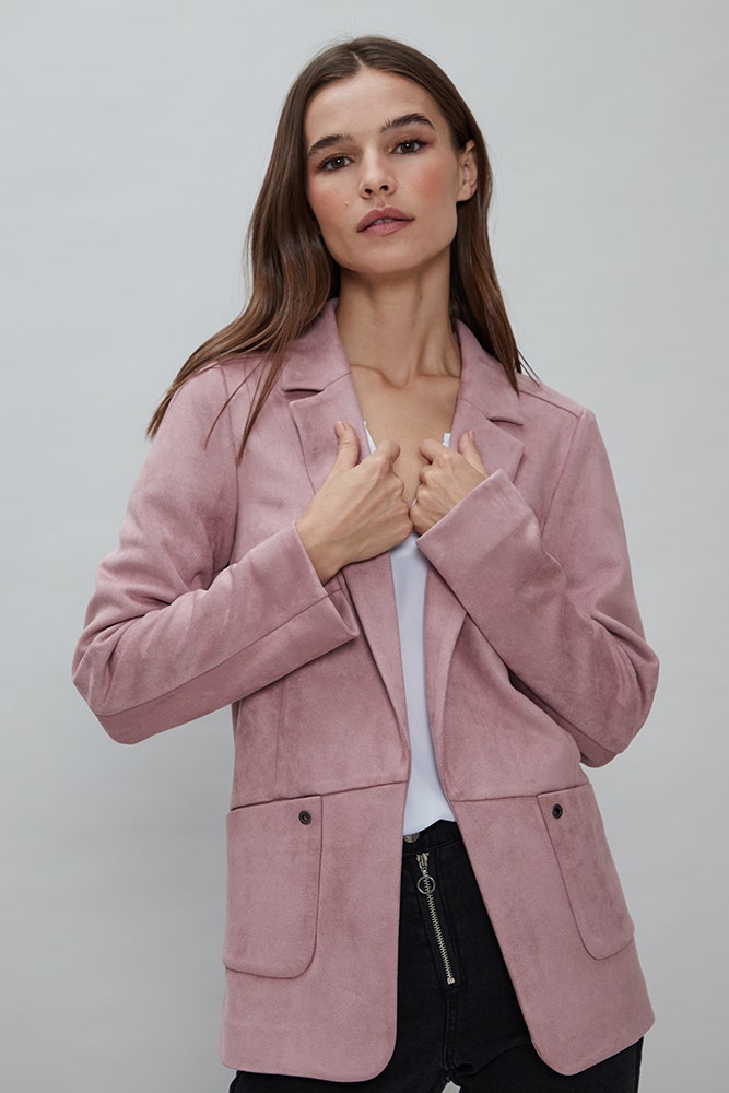 BLAZER DE GAMUZA 