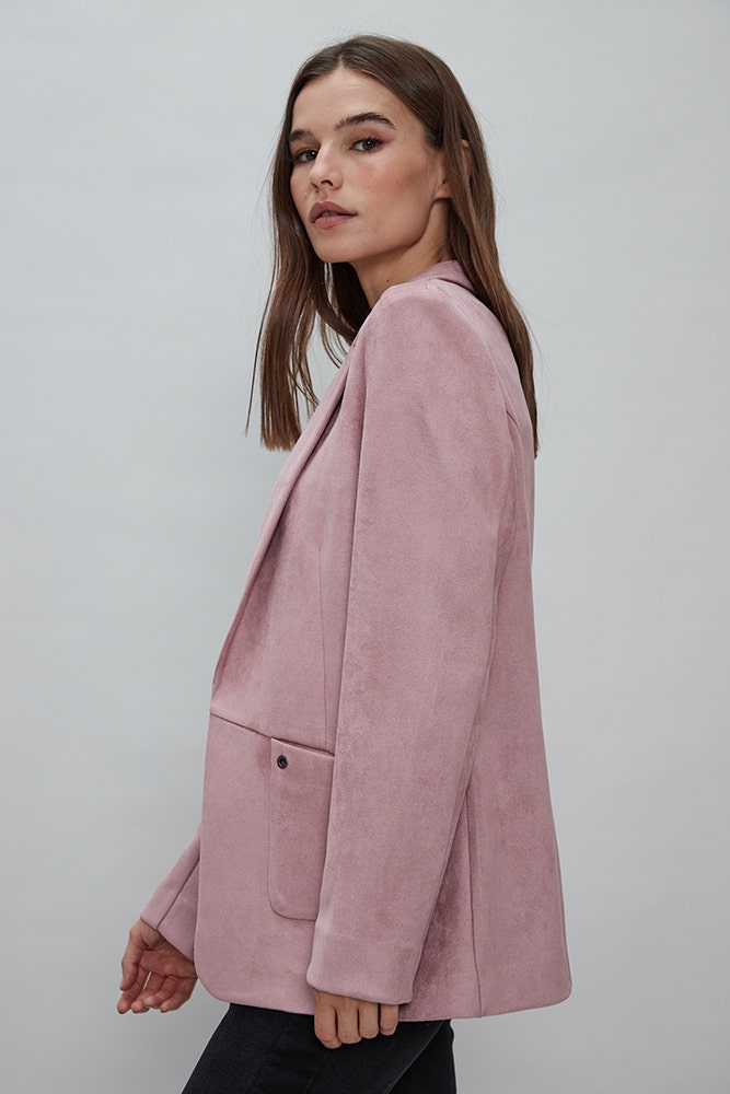 BLAZER DE GAMUZA 
