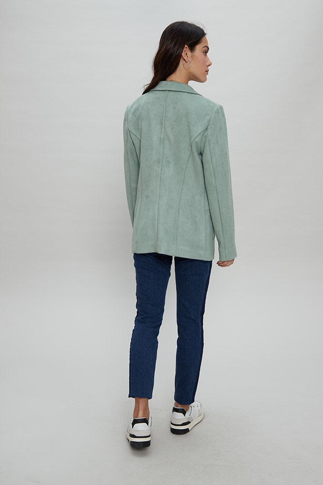 BLAZER DE GAMUZA 