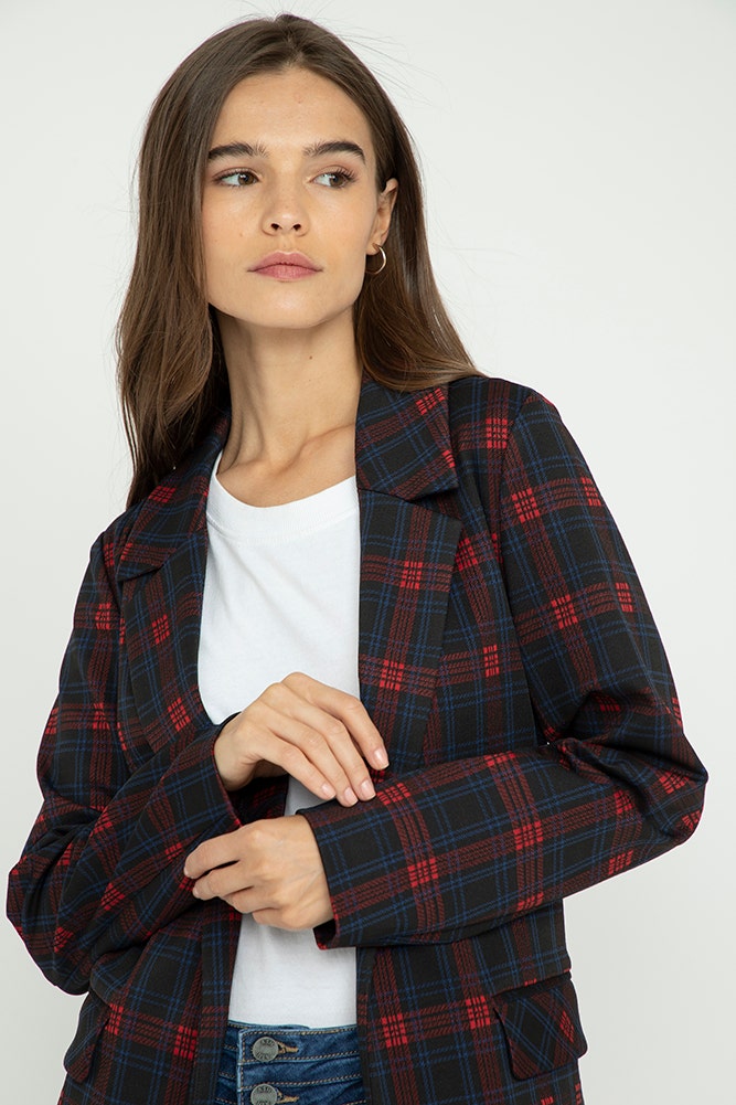 BLAZER LARGO JACQUARD