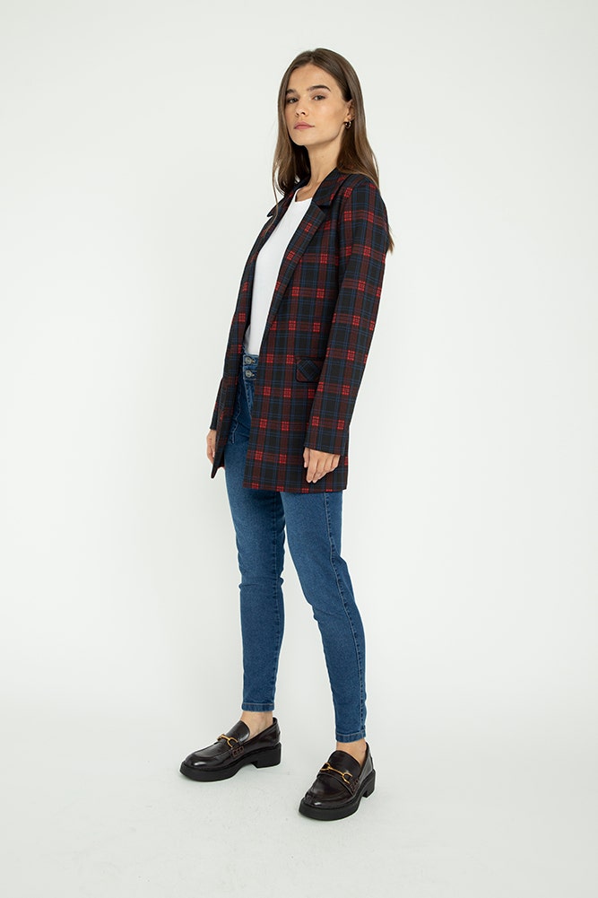 BLAZER LARGO JACQUARD