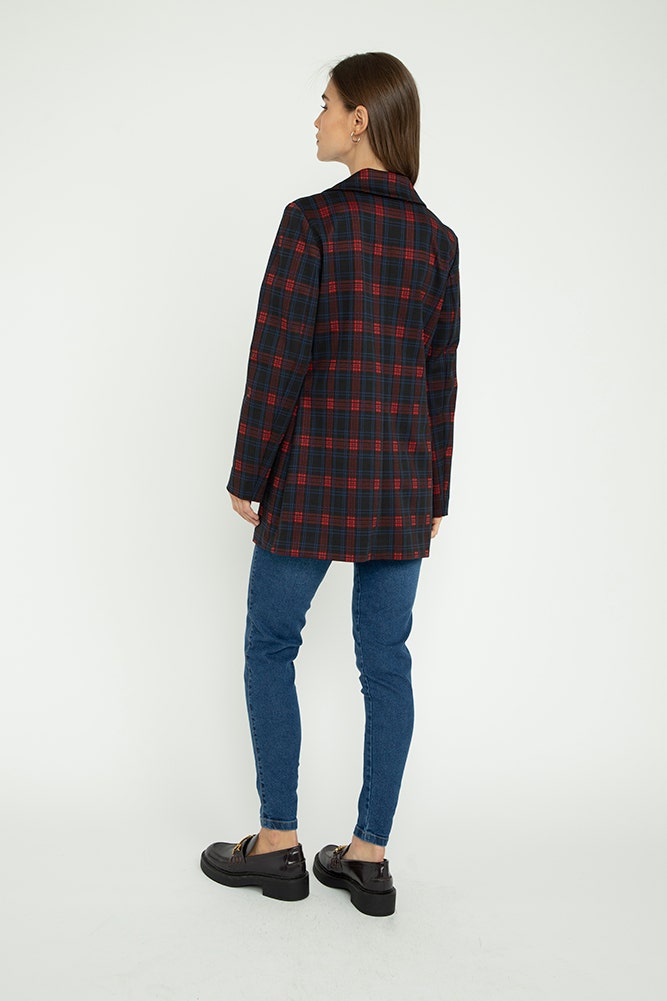 BLAZER LARGO JACQUARD