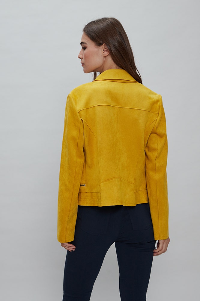 CHAQUETA BIKER DE GAMUZA