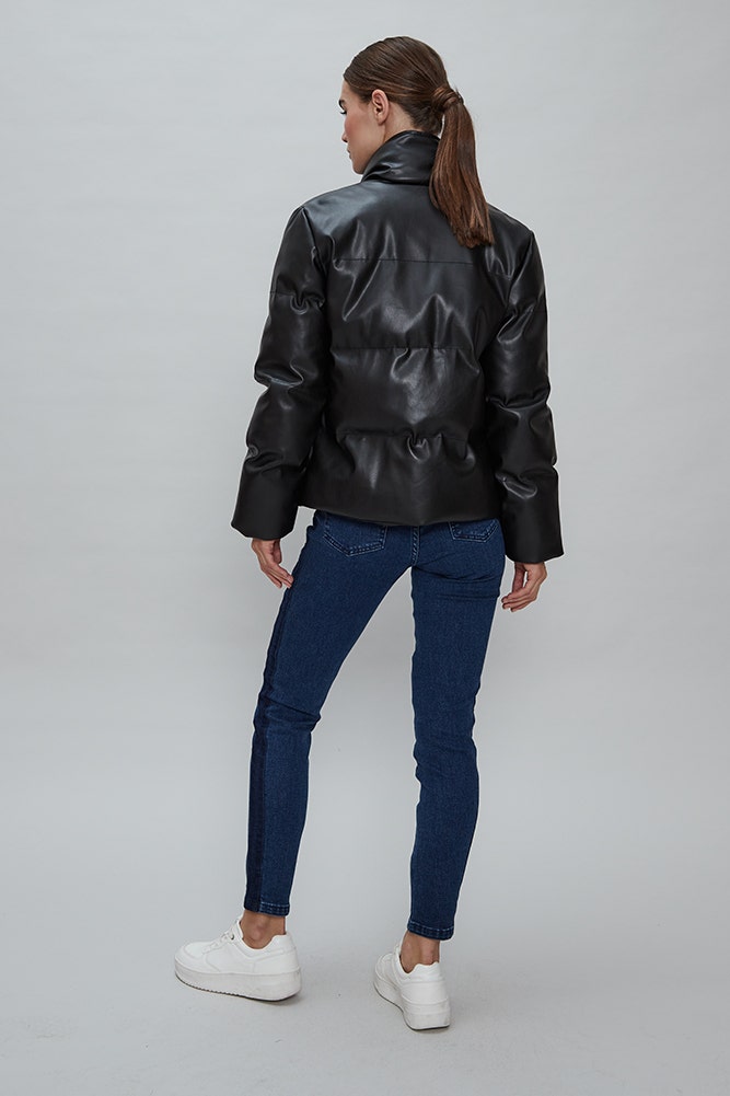 PARKA PUFFA ECOCUERO