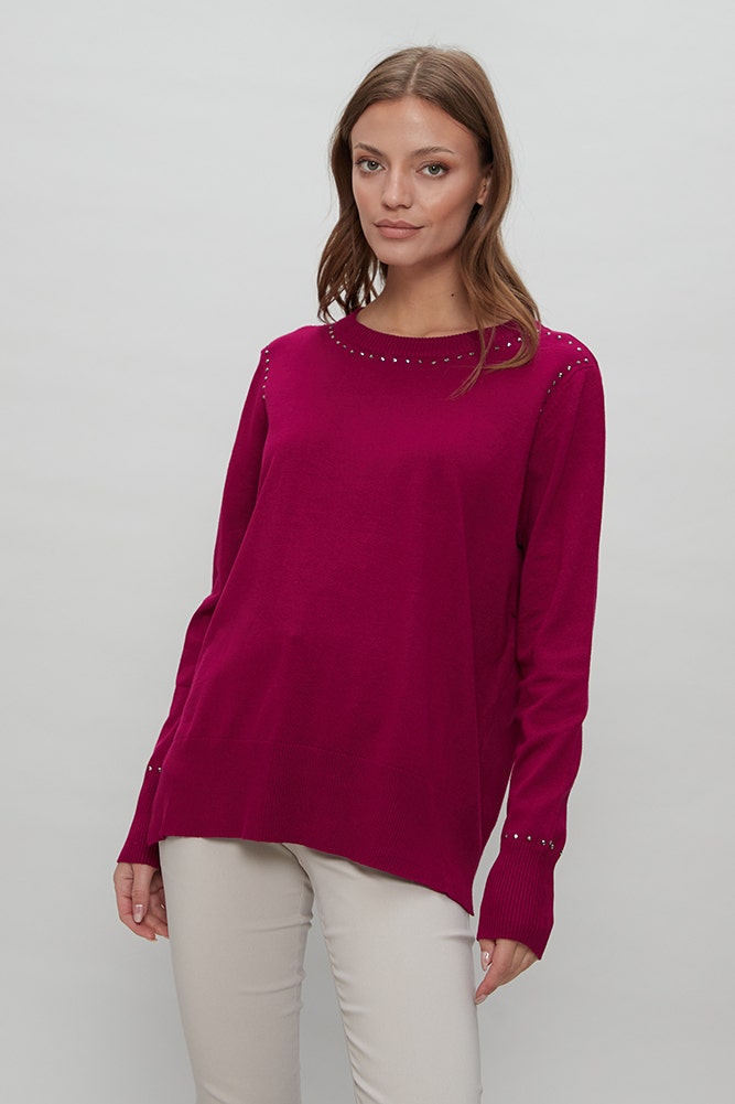 TEJIDO SWEATER TACHAS DECORATIVAS