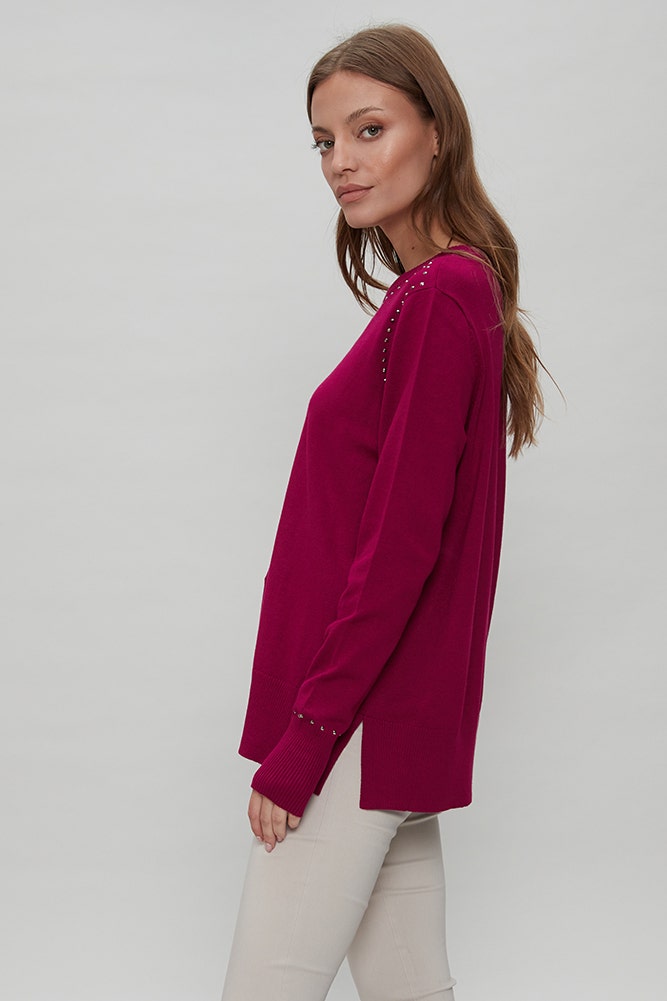 TEJIDO SWEATER TACHAS DECORATIVAS