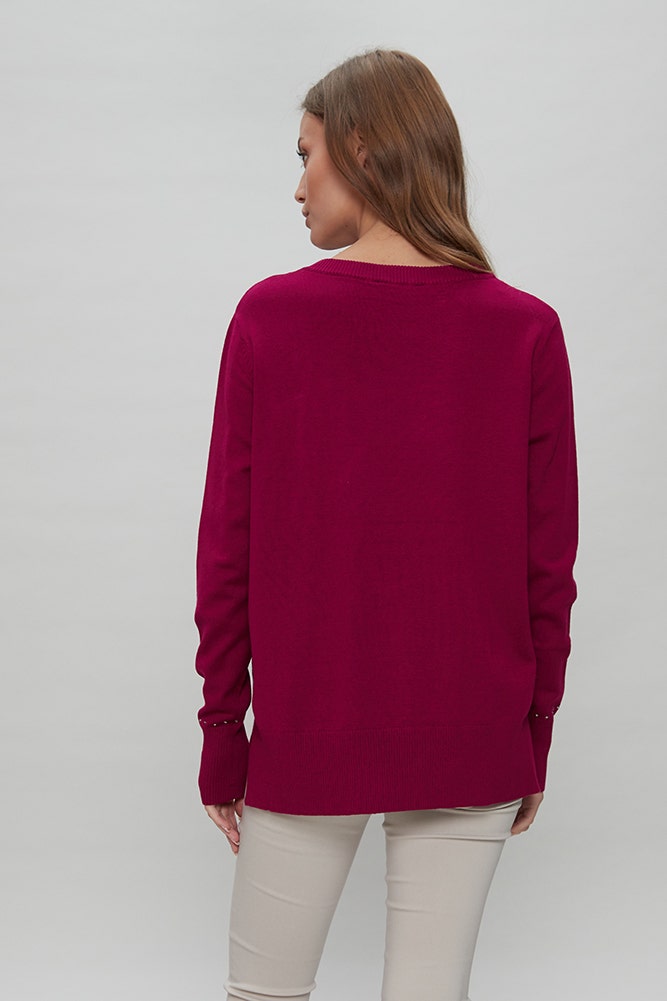 TEJIDO SWEATER TACHAS DECORATIVAS