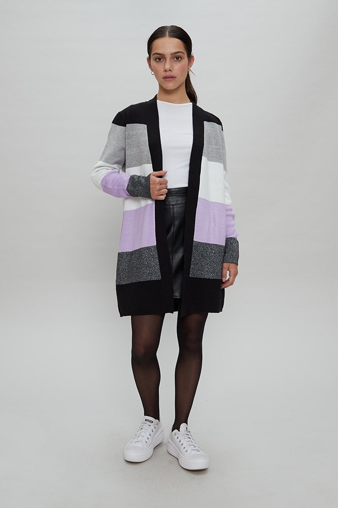 CARDIGAN RAYADO MULTICOLOR