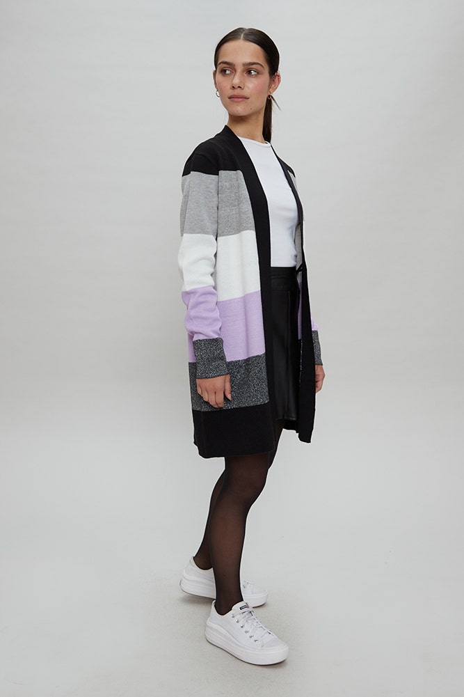 CARDIGAN RAYADO MULTICOLOR