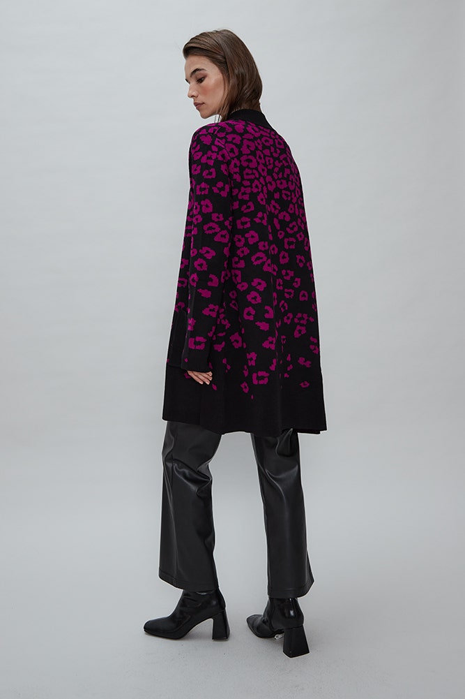 CARDIGAN ANIMAL PRINT 