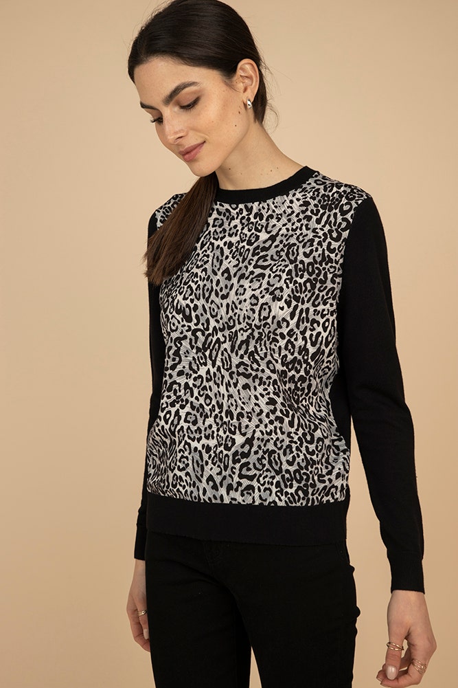 SWEATER DOBLE TELA PRINT