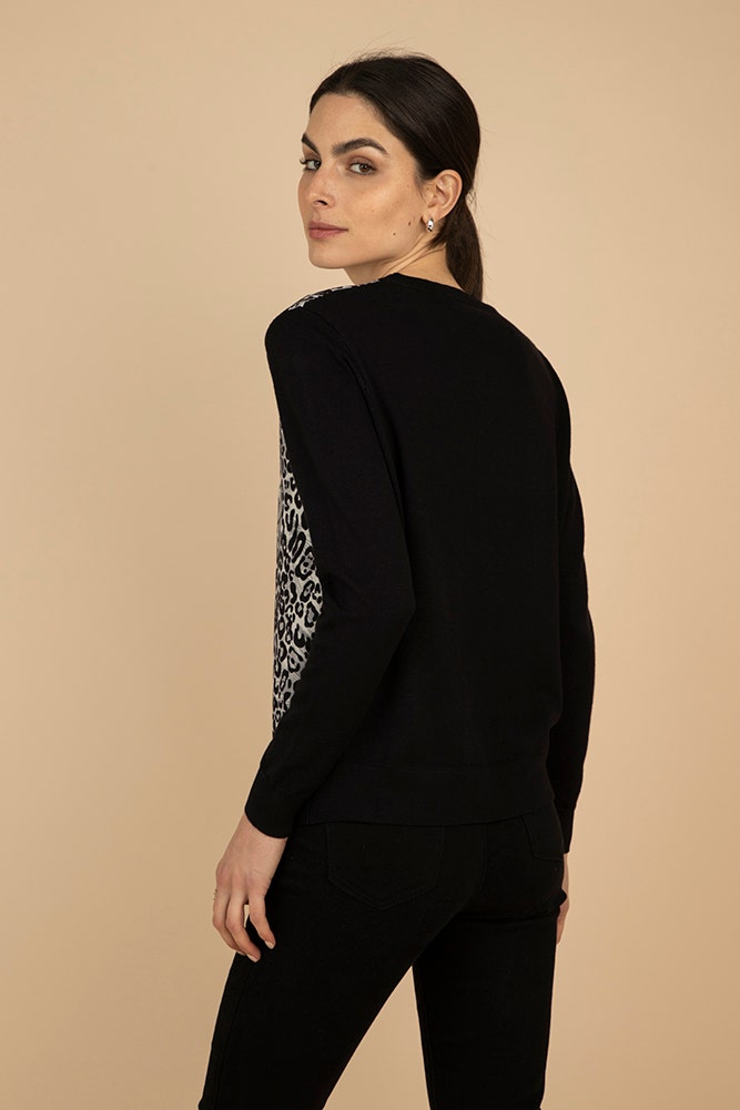 SWEATER DOBLE TELA PRINT